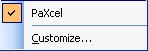 Paxcel_Toolbar_menu