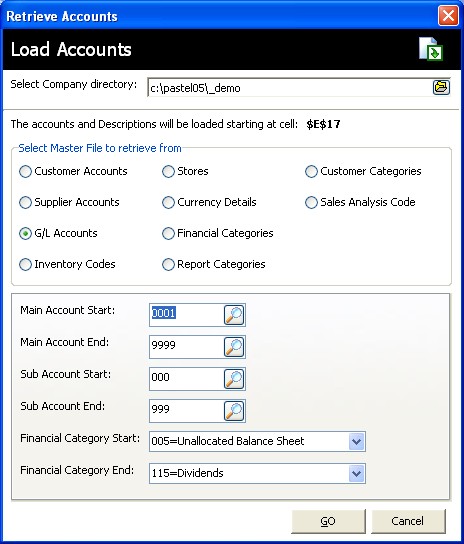 RetrieveAccounts